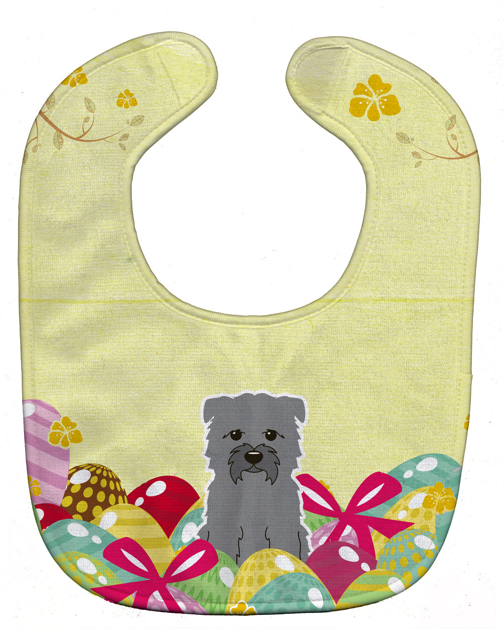 Easter Eggs Glen of Imal Grey Baby Bib Easy-Clean Baby Bib Baby Feeding Accessory Baby Mealtime Essential, 10 x 13, Multicolor