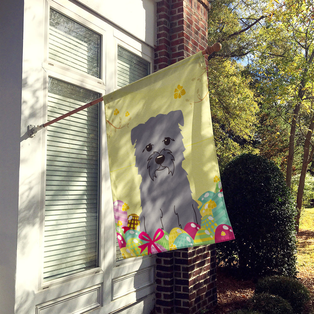 Easter Eggs Glen of Imal Grey House Flag 28x40 Porch Sleeve Pole Decorative Outside Yard Banner Artwork Wall Hanging, Polyester