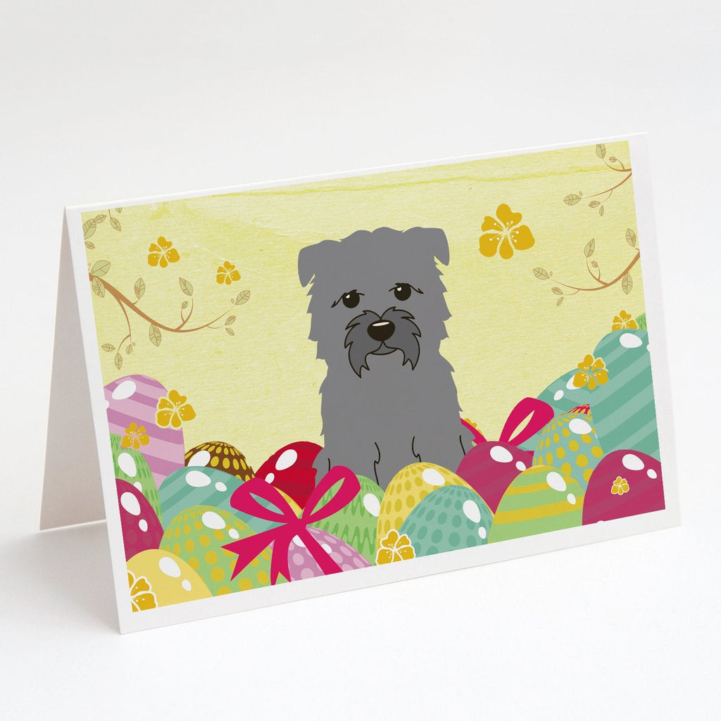 Easter Eggs Glen of Imal Grey Greeting Cards Pack of 8 Blank Cards with Envelopes Whimsical A7 Size 5x7