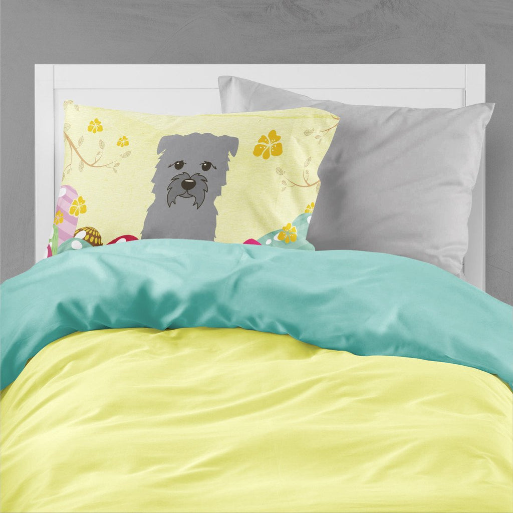 Easter Eggs Glen of Imal Grey Standard Pillowcase Lightweight Super Soft Easy Care Decorative Artwork Pillowcase, Standard