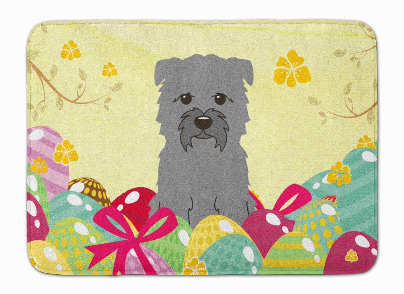 Easter Eggs Glen of Imal Grey Memory Foam Kitchen Mat Machine Washable Anti-Fatigue Cushion Comfort Bath or Kitchen Rug