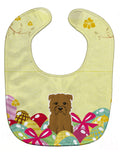 Easter Eggs Glen of Imal Tan Baby Bib Easy-Clean Baby Bib Baby Feeding Accessory Baby Mealtime Essential, 10 x 13, Multicolor