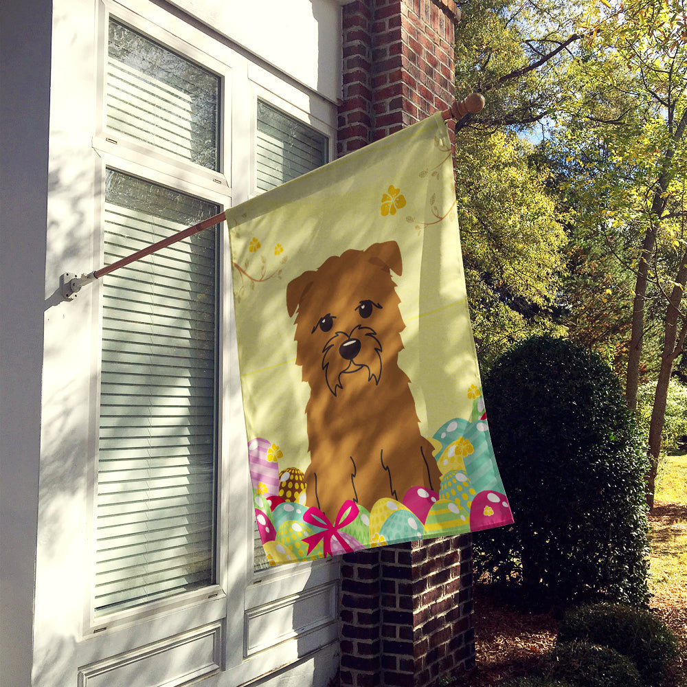 Easter Eggs Glen of Imal Tan House Flag 28x40 Porch Sleeve Pole Decorative Outside Yard Banner Artwork Wall Hanging, Polyester