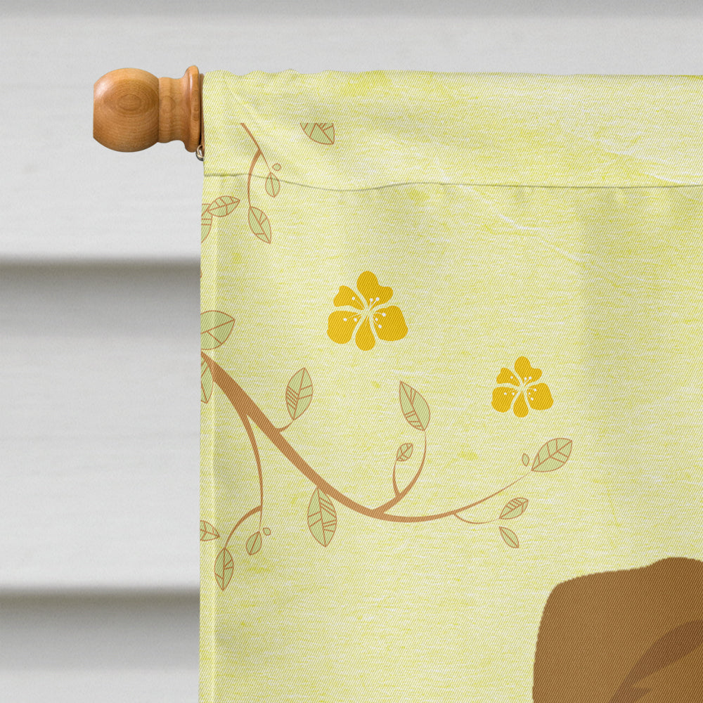 Easter Eggs Glen of Imal Tan House Flag 28x40 Porch Sleeve Pole Decorative Outside Yard Banner Artwork Wall Hanging, Polyester