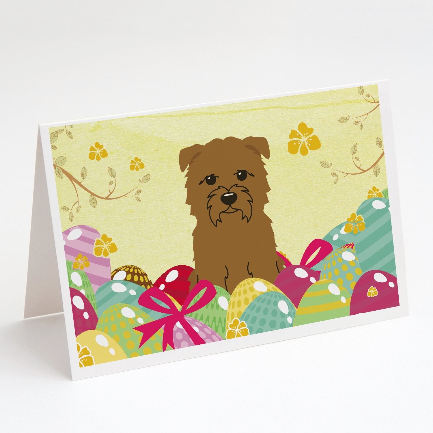 Easter Eggs Glen of Imal Tan Greeting Cards Pack of 8 Blank Cards with Envelopes Whimsical A7 Size 5x7