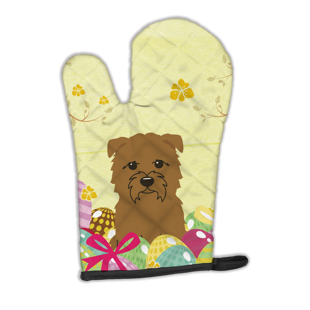 Easter Eggs Glen of Imal Tan Oven Mitt Heat Resistant Thick Oven Mitt for Hot Pans and Oven, Kitchen Mitt Protect Hands, Cooking Baking Glove