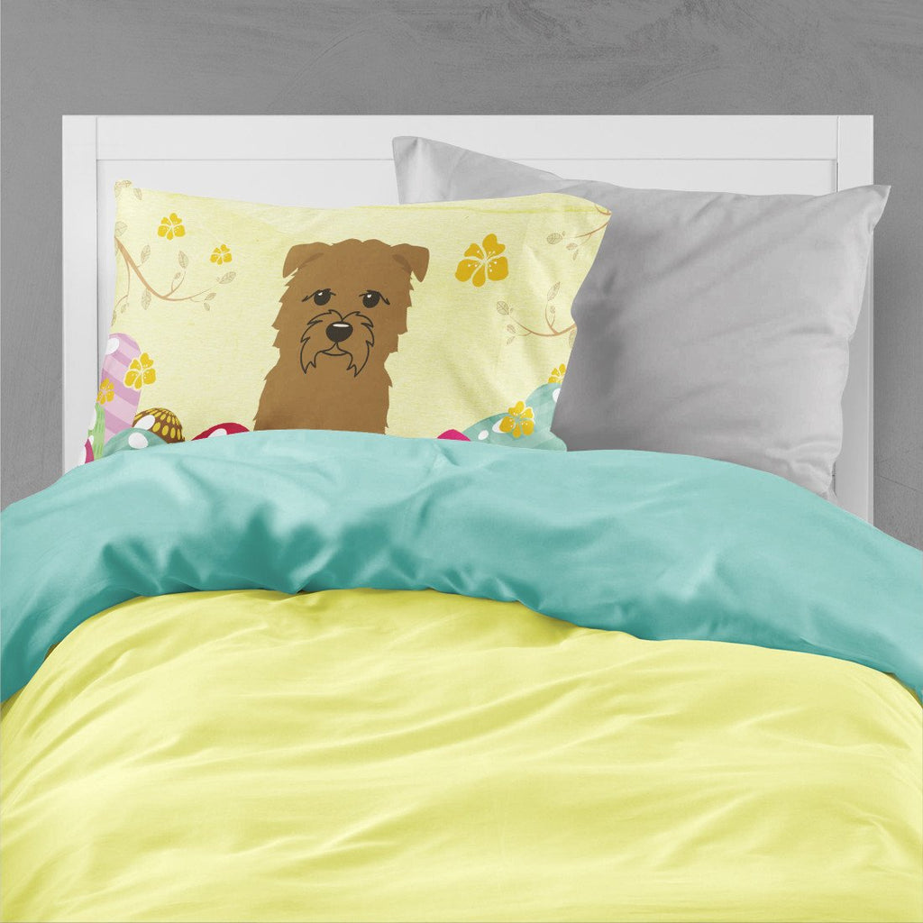 Easter Eggs Glen of Imal Tan Standard Pillowcase Lightweight Super Soft Easy Care Decorative Artwork Pillowcase, Standard