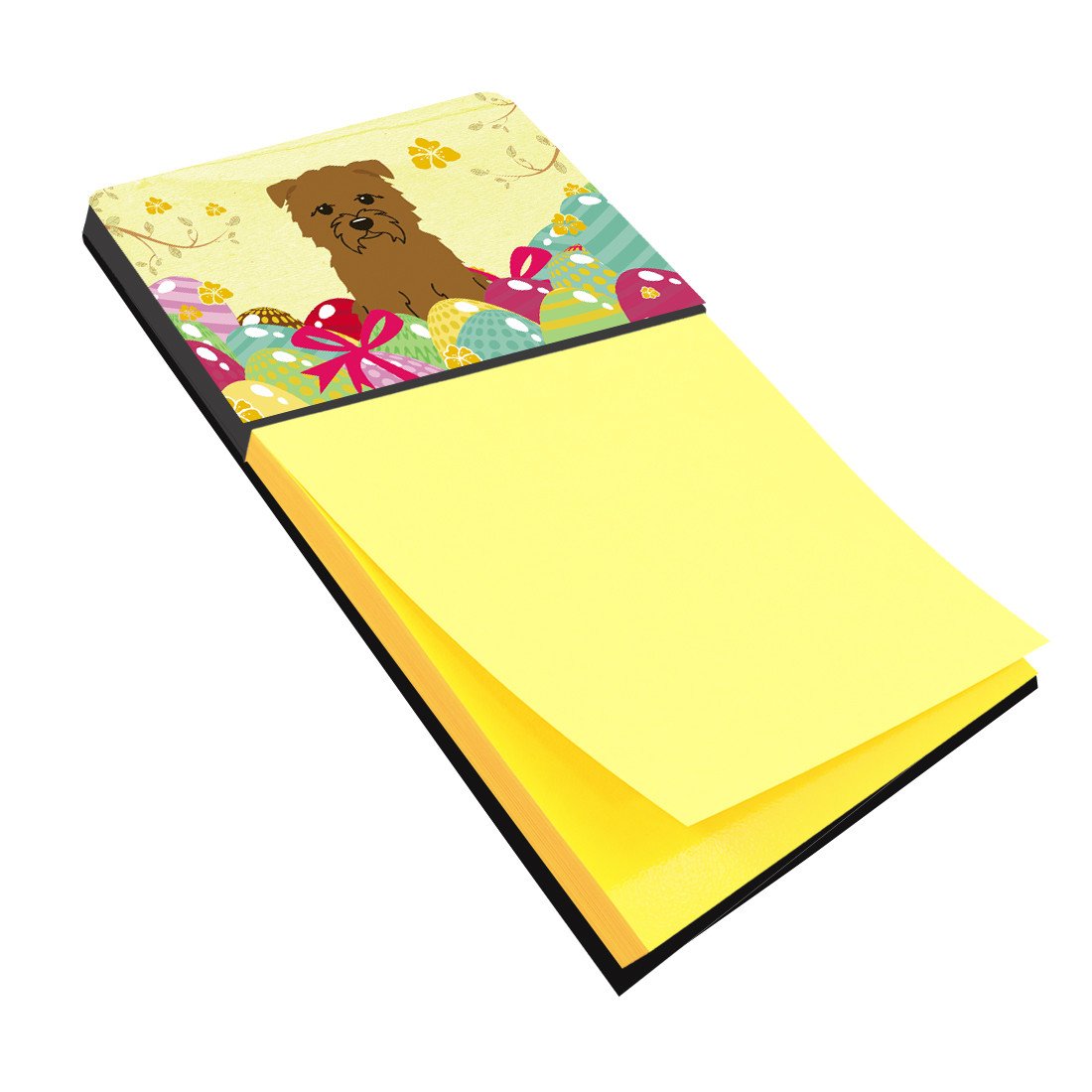 Easter Eggs Glen of Imal Tan Watercolor Sticky Note Holder Refillable Dispenser Desk Accessory 3x3 Pad Gift