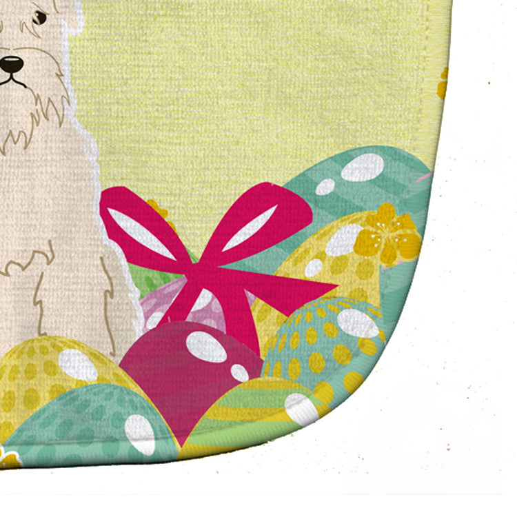 Easter Eggs Soft Coated Wheaten Terrier Baby Bib Easy-Clean Baby Bib Baby Feeding Accessory Baby Mealtime Essential, 10 x 13, Multicolor