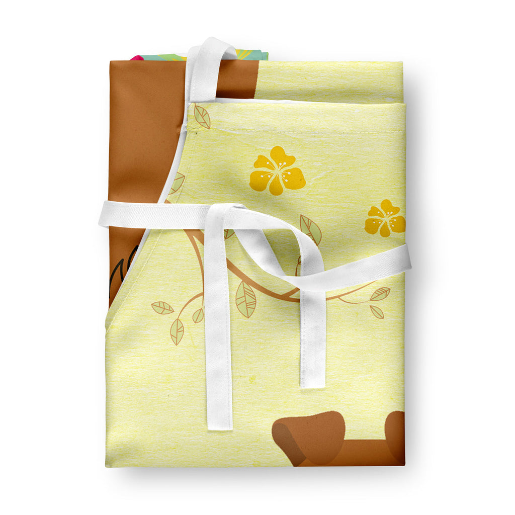 Easter Eggs Irish Terrier Apron Cooking Kitchen Server Baking Crafts Gardening for Adult Women Men, Unisex, Large, Multicolor