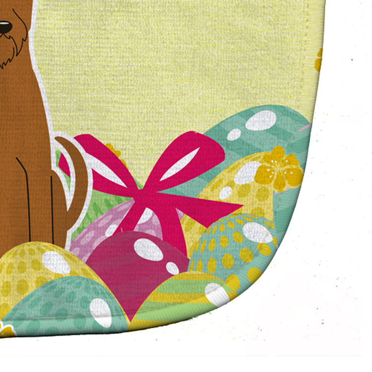 Easter Eggs Irish Terrier Baby Bib Easy-Clean Baby Bib Baby Feeding Accessory Baby Mealtime Essential, 10 x 13, Multicolor