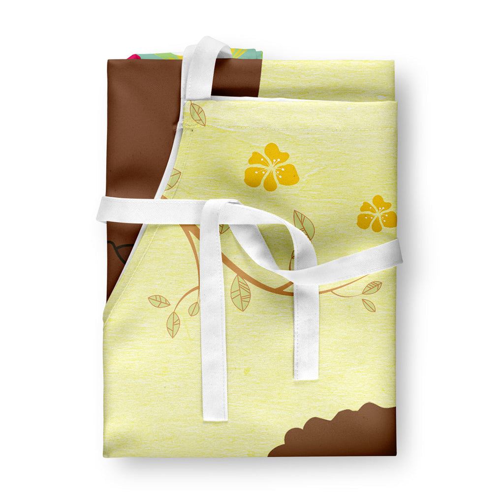 Easter Eggs Irish Water Spaniel Apron Cooking Kitchen Server Baking Crafts Gardening for Adult Women Men, Unisex, Large, Multicolor