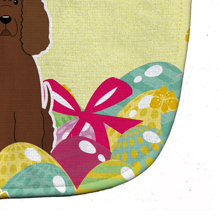 Easter Eggs Irish Water Spaniel Baby Bib Easy-Clean Baby Bib Baby Feeding Accessory Baby Mealtime Essential, 10 x 13, Multicolor