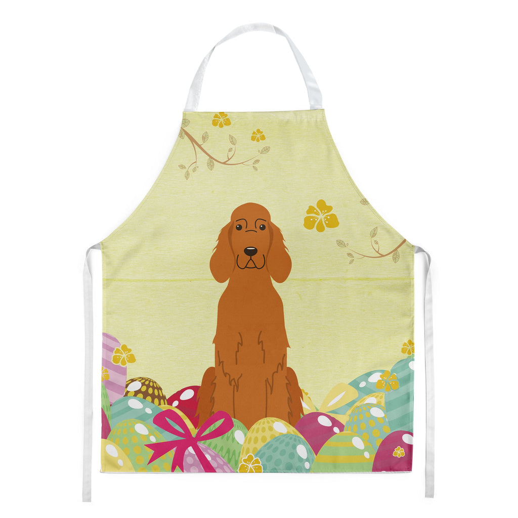 Easter Eggs Irish Setter Apron Cooking Kitchen Server Baking Crafts Gardening for Adult Women Men, Unisex, Large, Multicolor
