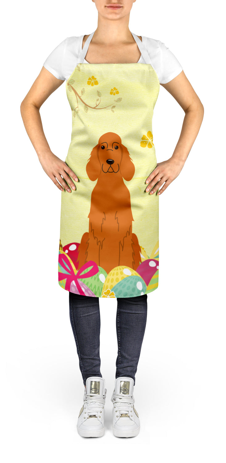 Easter Eggs Irish Setter Apron Cooking Kitchen Server Baking Crafts Gardening for Adult Women Men, Unisex, Large, Multicolor