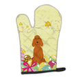 Easter Eggs Irish Setter Oven Mitt Heat Resistant Thick Oven Mitt for Hot Pans and Oven, Kitchen Mitt Protect Hands, Cooking Baking Glove