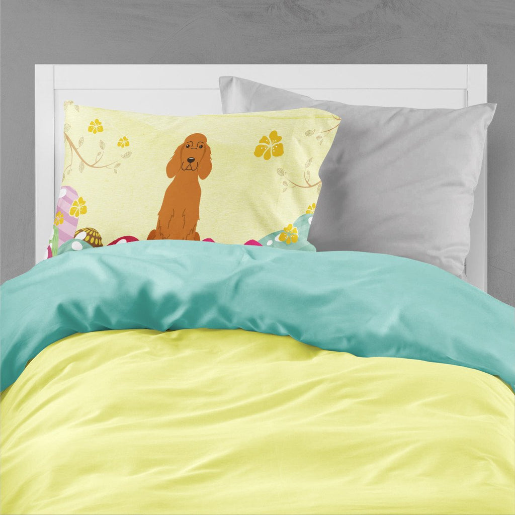 Easter Eggs Irish Setter Standard Pillowcase Lightweight Super Soft Easy Care Decorative Artwork Pillowcase, Standard