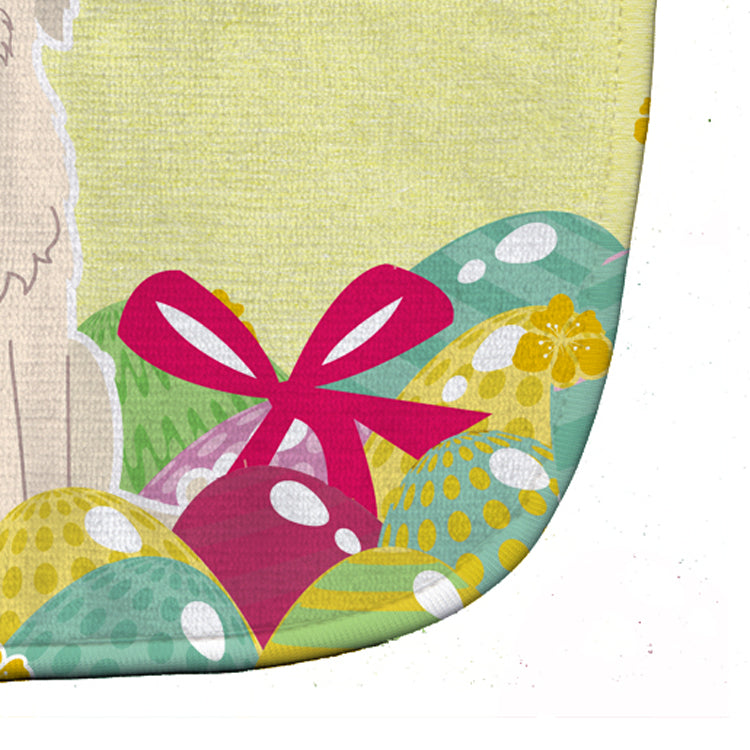 Easter Eggs Irish Wolfhound Baby Bib Easy-Clean Baby Bib Baby Feeding Accessory Baby Mealtime Essential, 10 x 13, Multicolor