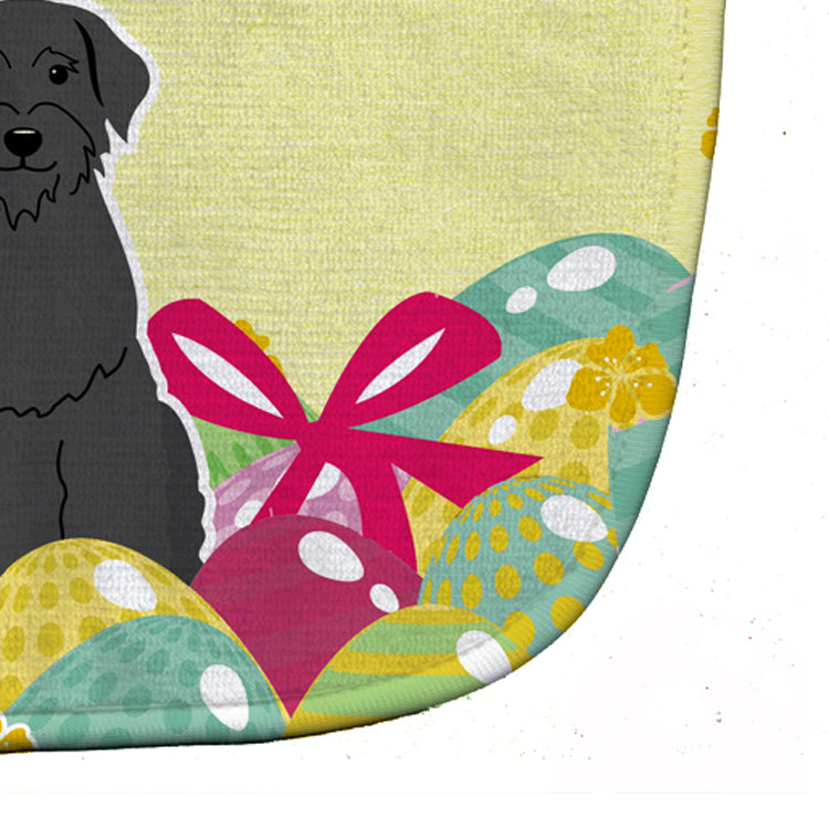 Easter Eggs Giant Schnauzer Baby Bib Easy-Clean Baby Bib Baby Feeding Accessory Baby Mealtime Essential, 10 x 13, Multicolor