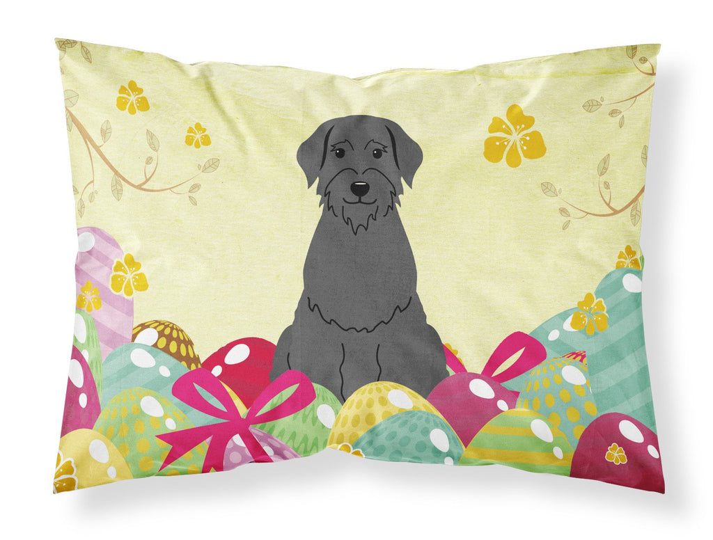 Easter Eggs Giant Schnauzer Standard Pillowcase Lightweight Super Soft Easy Care Decorative Artwork Pillowcase, Standard