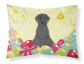 Easter Eggs Giant Schnauzer Standard Pillowcase Lightweight Super Soft Easy Care Decorative Artwork Pillowcase, Standard