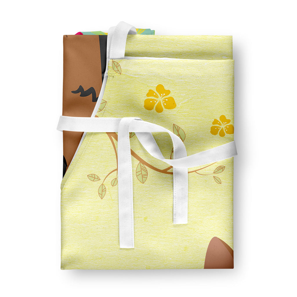 Easter Eggs German Shepherd Apron Cooking Kitchen Server Baking Crafts Gardening for Adult Women Men, Unisex, Large, Multicolor