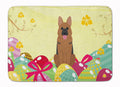 Easter Eggs German Shepherd Memory Foam Kitchen Mat Machine Washable Anti-Fatigue Cushion Comfort Bath or Kitchen Rug