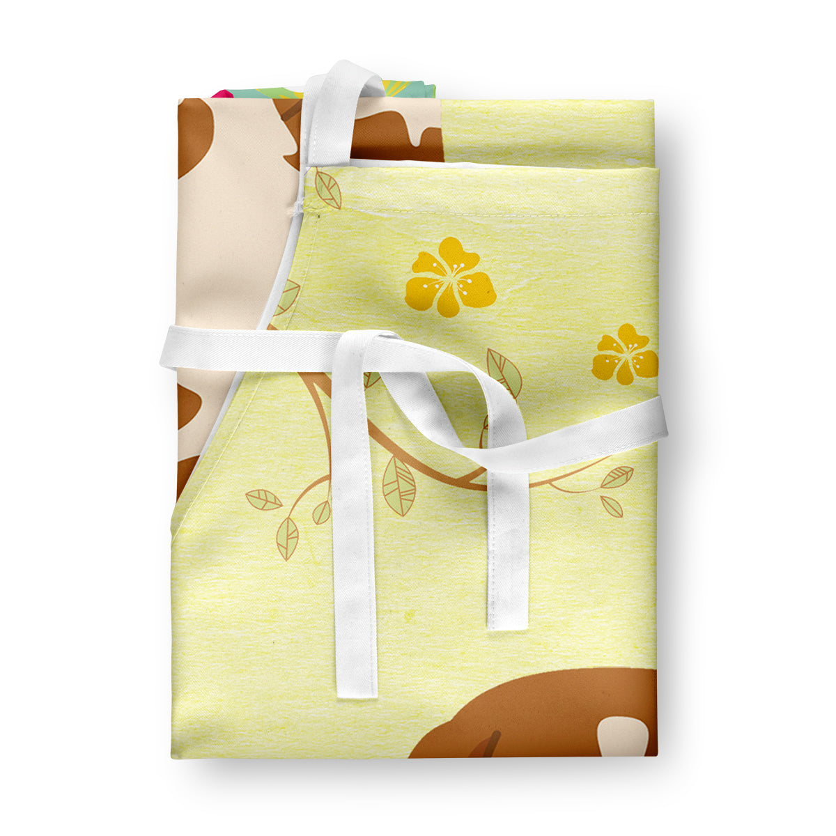 Easter Eggs Brittany Spaniel Apron Cooking Kitchen Server Baking Crafts Gardening for Adult Women Men, Unisex, Large, Multicolor