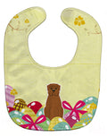 Easter Eggs Dogue de Bourdeaux Baby Bib Easy-Clean Baby Bib Baby Feeding Accessory Baby Mealtime Essential, 10 x 13, Multicolor