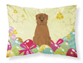 Easter Eggs Dogue de Bourdeaux Standard Pillowcase Lightweight Super Soft Easy Care Decorative Artwork Pillowcase, Standard