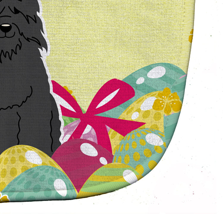 Easter Eggs Bouvier des Flandres Baby Bib Easy-Clean Baby Bib Baby Feeding Accessory Baby Mealtime Essential, 10 x 13, Multicolor