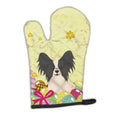 Easter Eggs Papillon Black White Oven Mitt Heat Resistant Thick Oven Mitt for Hot Pans and Oven, Kitchen Mitt Protect Hands, Cooking Baking Glove