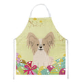 Easter Eggs Papillon Sable White Apron Cooking Kitchen Server Baking Crafts Gardening for Adult Women Men, Unisex, Large, Multicolor