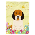 Easter Eggs Petit Basset Griffon Veenden House Flag 28x40 Porch Sleeve Pole Decorative Outside Yard Banner Artwork Wall Hanging, Polyester