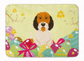 Easter Eggs Petit Basset Griffon Veenden Memory Foam Kitchen Mat Machine Washable Anti-Fatigue Cushion Comfort Bath or Kitchen Rug