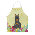 Easter Eggs Beauce Shepherd Dog Apron Cooking Kitchen Server Baking Crafts Gardening for Adult Women Men, Unisex, Large, Multicolor