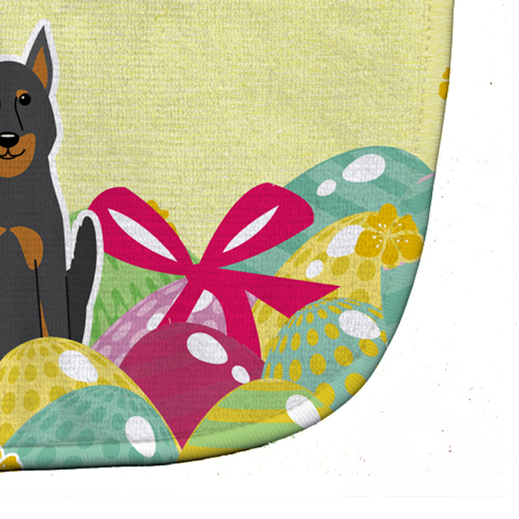 Easter Eggs Beauce Shepherd Dog Baby Bib Easy-Clean Baby Bib Baby Feeding Accessory Baby Mealtime Essential, 10 x 13, Multicolor
