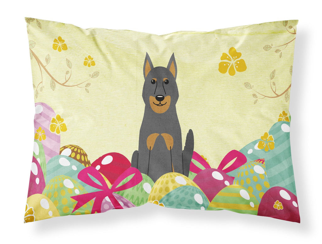 Easter Eggs Beauce Shepherd Dog Standard Pillowcase Lightweight Super Soft Easy Care Decorative Artwork Pillowcase, Standard