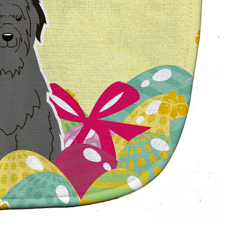 Easter Eggs Briard Black Baby Bib Easy-Clean Baby Bib Baby Feeding Accessory Baby Mealtime Essential, 10 x 13, Multicolor