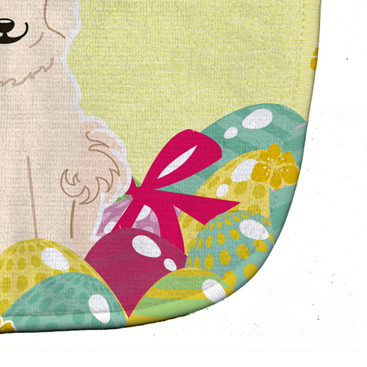 Easter Eggs Great Pyrenese Baby Bib Easy-Clean Baby Bib Baby Feeding Accessory Baby Mealtime Essential, 10 x 13, Multicolor