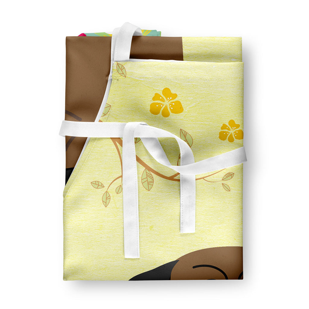 Easter Eggs Bullmastiff Apron Cooking Kitchen Server Baking Crafts Gardening for Adult Women Men, Unisex, Large, Multicolor