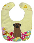 Easter Eggs Bullmastiff Baby Bib Easy-Clean Baby Bib Baby Feeding Accessory Baby Mealtime Essential, 10 x 13, Multicolor