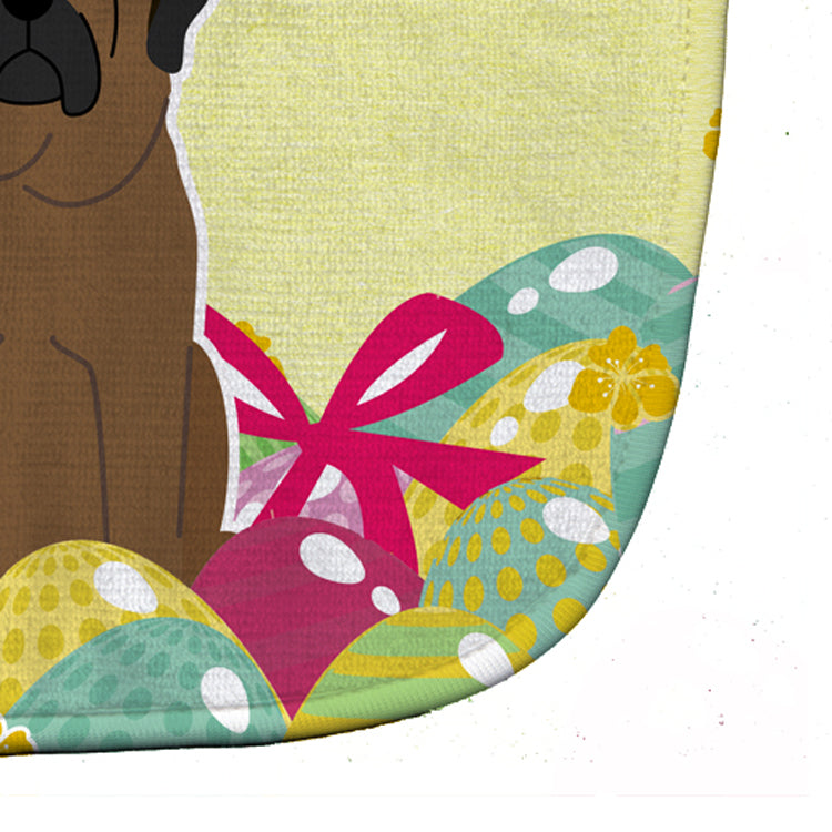 Easter Eggs Bullmastiff Baby Bib Easy-Clean Baby Bib Baby Feeding Accessory Baby Mealtime Essential, 10 x 13, Multicolor