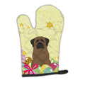 Easter Eggs Bullmastiff Oven Mitt Heat Resistant Thick Oven Mitt for Hot Pans and Oven, Kitchen Mitt Protect Hands, Cooking Baking Glove