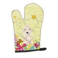 Easter Eggs Bedlington Terrier Sandy Oven Mitt Heat Resistant Thick Oven Mitt for Hot Pans and Oven, Kitchen Mitt Protect Hands, Cooking Baking Glove