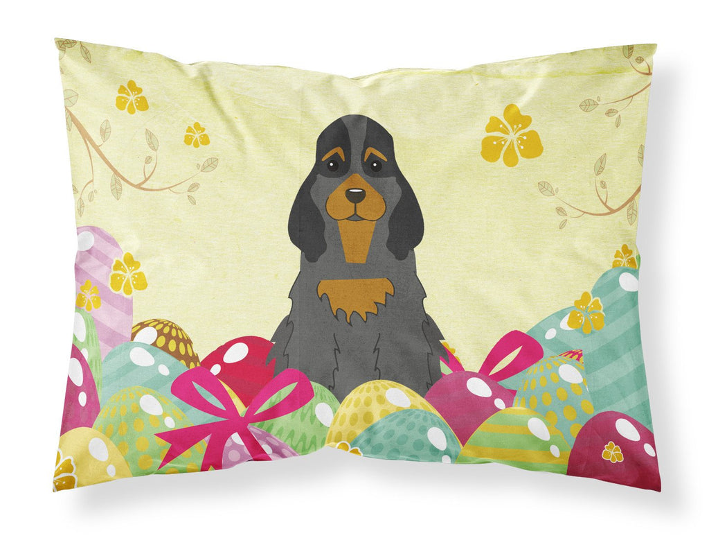 Easter Eggs Cocker Spaniel Black Tan Standard Pillowcase Lightweight Super Soft Easy Care Decorative Artwork Pillowcase, Standard