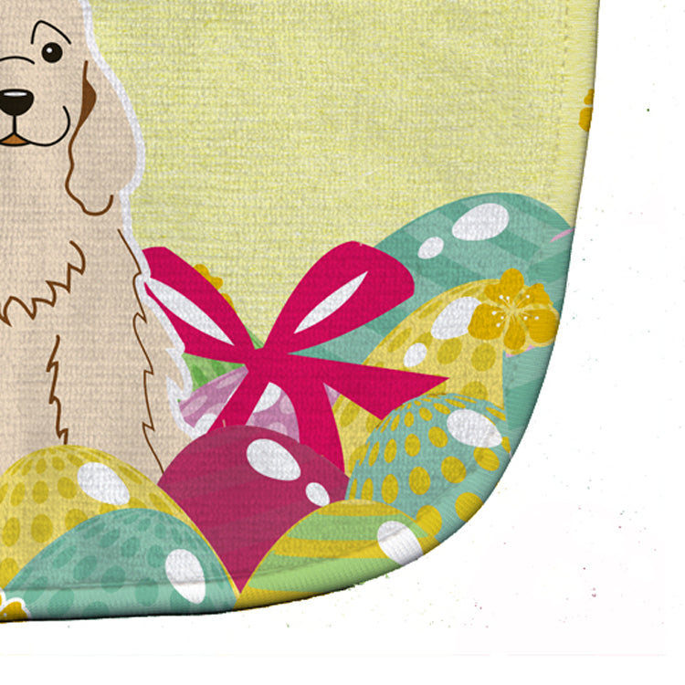 Easter Eggs Cocker Spaniel Buff Baby Bib Easy-Clean Baby Bib Baby Feeding Accessory Baby Mealtime Essential, 10 x 13, Multicolor