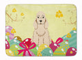 Easter Eggs Cocker Spaniel Buff Memory Foam Kitchen Mat Machine Washable Anti-Fatigue Cushion Comfort Bath or Kitchen Rug