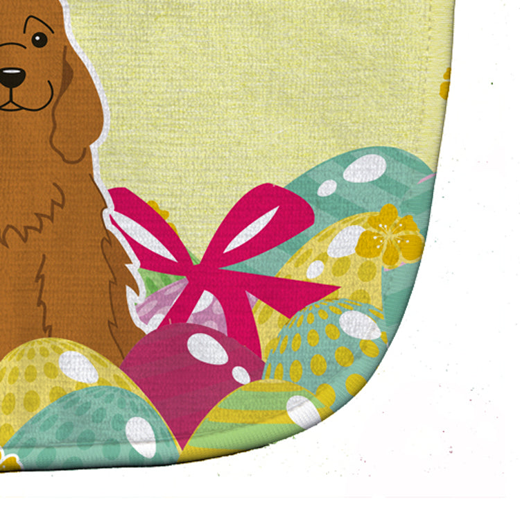 Easter Eggs Cocker Spaniel Red Baby Bib Easy-Clean Baby Bib Baby Feeding Accessory Baby Mealtime Essential, 10 x 13, Multicolor