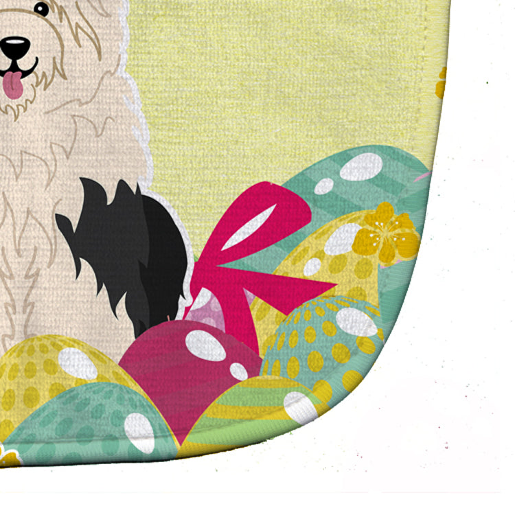 Easter Eggs Old English Sheepdog Baby Bib Easy-Clean Baby Bib Baby Feeding Accessory Baby Mealtime Essential, 10 x 13, Multicolor